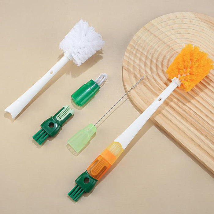 Water Bottle Cleaner Brush Washing Cup Brush for Vase Sports Bottle Tumblers green