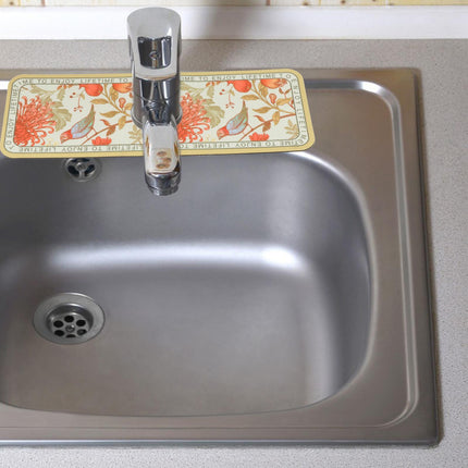 Faucet Draining Mat Quick Dry Reusable 38x13.8cm Sink Mat for Kitchen Faucet Style B