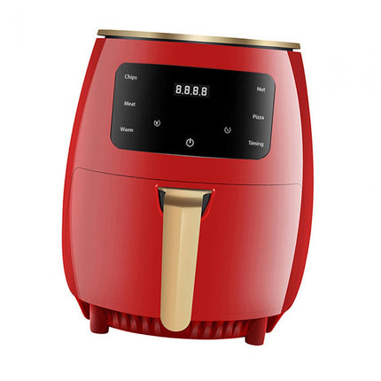 Air Fryer 4.5L Quick Easy Meals Non Slip Handle Portable for Household Party Red