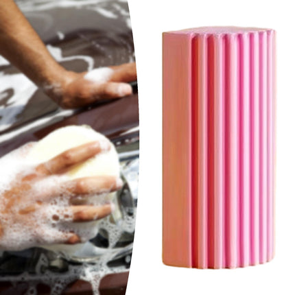 5 Pieces Damp Clean Duster Sponge Car Wash Sponge for Boats Furniture Trucks pink