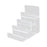 Acrylic Riser Display Shelf Showcase Fixtures Holder for Mobile Purse Wallet 4 Tiers