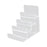 Acrylic Riser Display Shelf Showcase Fixtures Holder for Mobile Purse Wallet 4 Tiers