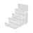 Acrylic Riser Display Shelf Showcase Fixtures Holder for Mobile Purse Wallet 4 Tiers