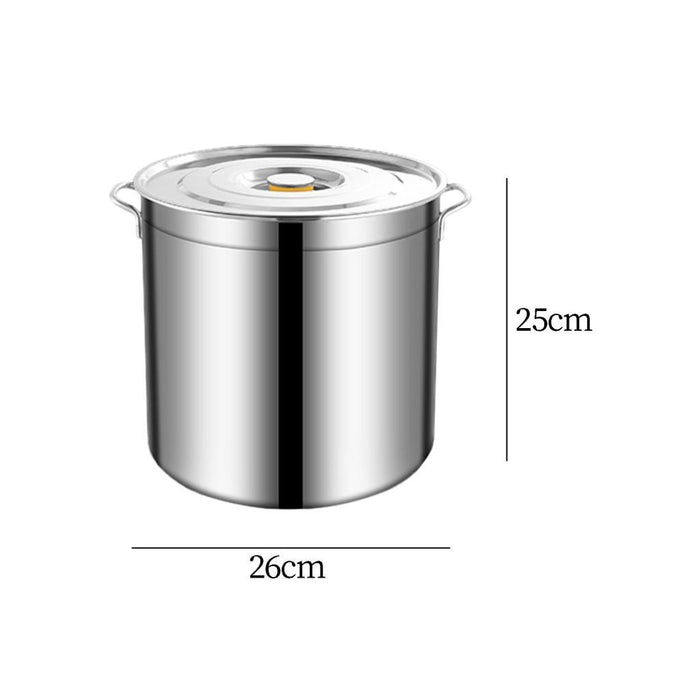 Stainless Steel Stockpot Tall Cooking Pot for Commercial Hotel Household