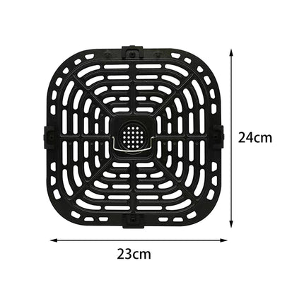 Air Fryer Grill Pan Convenient Cooking Durable Grilling Tray Fry Coating Pan Style B