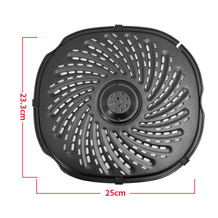 Air Fryer Grill Pan Convenient Cooking Durable Grilling Tray Fry Coating Pan Style D