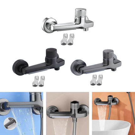 Bathroom Tub Faucet Universal Bathroom Fixtures Shower Diverter Shower Mixer Argent