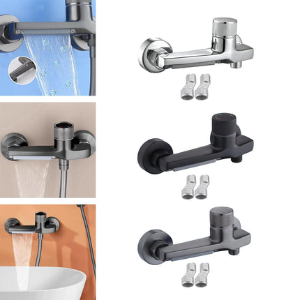 Bathroom Tub Faucet Universal Bathroom Fixtures Shower Diverter Shower Mixer Argent