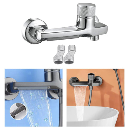 Bathroom Tub Faucet Universal Bathroom Fixtures Shower Diverter Shower Mixer Argent