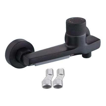 Bathroom Tub Faucet Universal Bathroom Fixtures Shower Diverter Shower Mixer Black