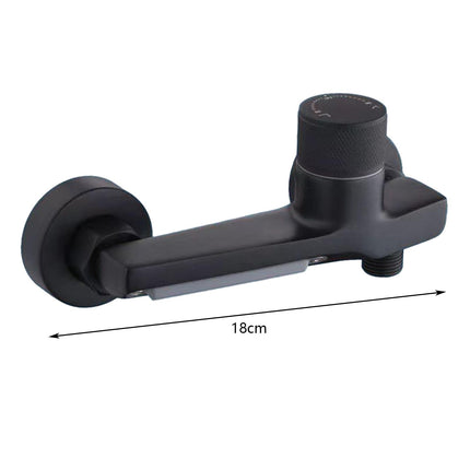 Bathroom Tub Faucet Universal Bathroom Fixtures Shower Diverter Shower Mixer Black