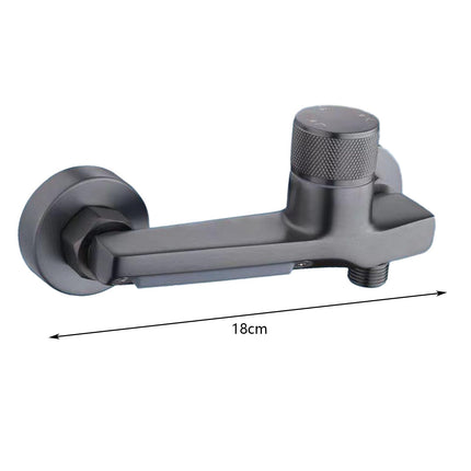 Bathroom Tub Faucet Universal Bathroom Fixtures Shower Diverter Shower Mixer Gray