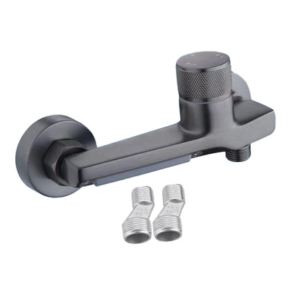 Bathroom Tub Faucet Universal Bathroom Fixtures Shower Diverter Shower Mixer Gray