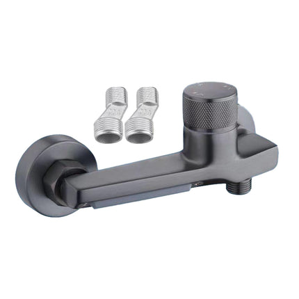 Bathroom Tub Faucet Universal Bathroom Fixtures Shower Diverter Shower Mixer Gray