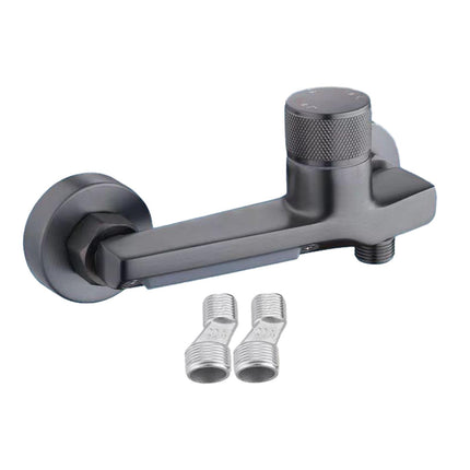 Bathroom Tub Faucet Universal Bathroom Fixtures Shower Diverter Shower Mixer Gray