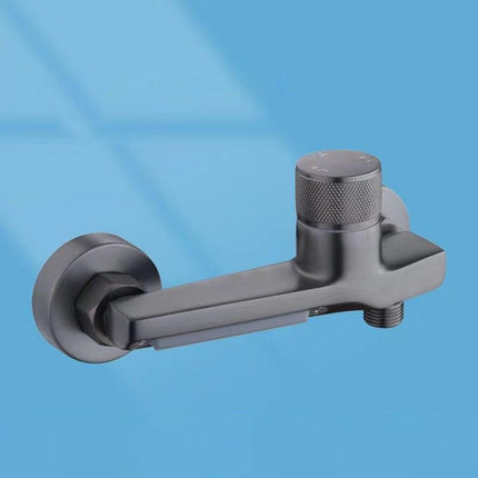 Bathroom Tub Faucet Universal Bathroom Fixtures Shower Diverter Shower Mixer Gray