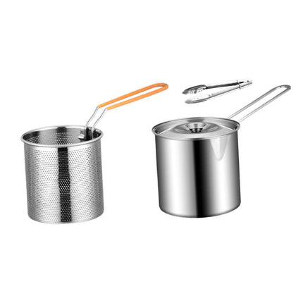 Deep Frying Pot with Lids Deep Fryers Frying Pot for Camping Home Restaurant With Basket