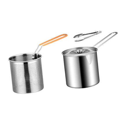 Deep Frying Pot with Lids Deep Fryers Frying Pot for Camping Home Restaurant With Basket