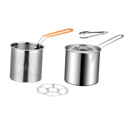 Deep Frying Pot with Lids Deep Fryers Frying Pot for Camping Home Restaurant with pot rack