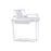 Washing Powder Containers Clear Reusable for Laundry Room Bathroom Countertop 1500ml