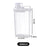 Washing Powder Containers Clear Reusable for Laundry Room Bathroom Countertop 2800ml