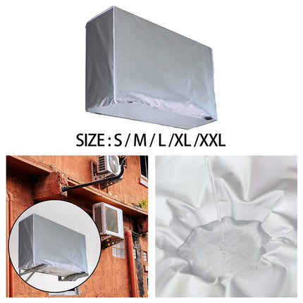 Air Conditioner Cover for Outside Units for All Season with Straps Dustproof 1P  Below 75x26x57cm