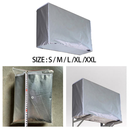 Air Conditioner Cover for Outside Units for All Season with Straps Dustproof 1P  Below 75x26x57cm