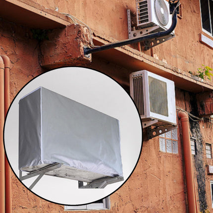 Air Conditioner Cover for Outside Units for All Season with Straps Dustproof 1P  Below 75x26x57cm