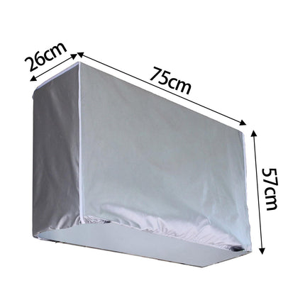 Air Conditioner Cover for Outside Units for All Season with Straps Dustproof 1P  Below 75x26x57cm