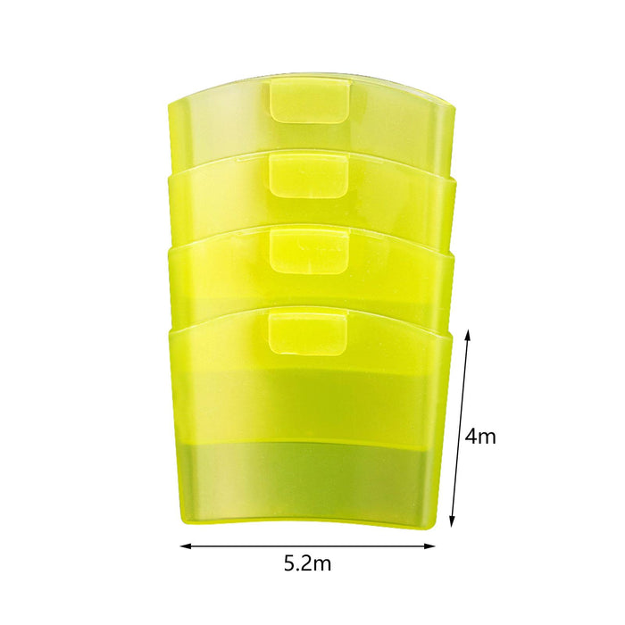 4 Pieces Tea Holder for Cup Serving Storage Tea Hanger for Glasses Party Bar Green