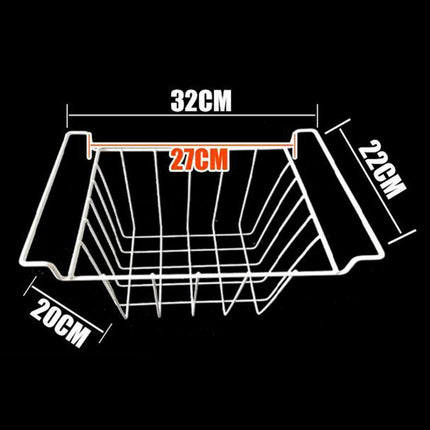 Refrigerator Freezer Basket Freezer Organizer Bin for Dormitory Camping Home 50cm