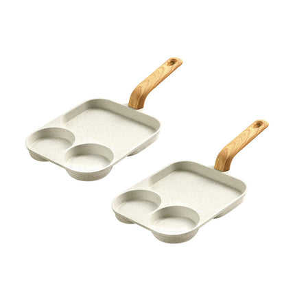 Nonstick Egg Frying Pan Pancake Pan Egg Cooker Pan for Cooking Baking Frying Compatiable for Gas