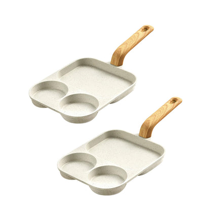 Nonstick Egg Frying Pan Pancake Pan Egg Cooker Pan for Cooking Baking Frying Compatiable for Gas