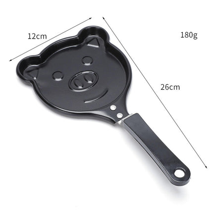 Breakfast Egg Frying Pan Small Breakfast Maker for Cooking Breakfast Kitchen Pig