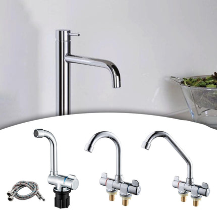 Household Boat Folding Faucet Bathroom Kitchen Faucet for Hotel Bathroom Yacht 167mmx32mmx38mm