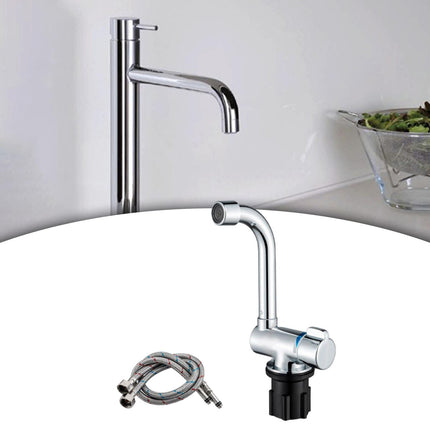 Household Boat Folding Faucet Bathroom Kitchen Faucet for Hotel Bathroom Yacht 167mmx32mmx38mm