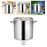 Stainless Steel Cookware Stockpot Induction Pot for Canteens Hotel Household 35cm