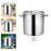 Stainless Steel Cookware Stockpot Induction Pot for Canteens Hotel Household 35cm