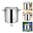 Stainless Steel Cookware Stockpot Induction Pot for Canteens Hotel Household 35cm