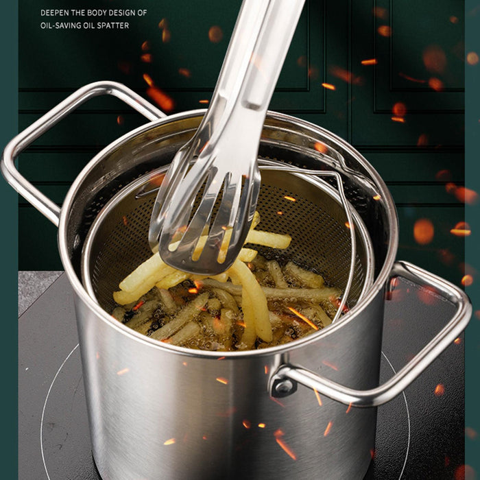 Stainless Steel Stockpot Boiling Cookware Reinforced Bottom Seafood Boil Pot no clamp