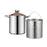 Stainless Steel Stockpot Boiling Cookware Reinforced Bottom Seafood Boil Pot no clamp