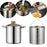 Stainless Steel Stockpot Boiling Cookware Reinforced Bottom Seafood Boil Pot no clamp