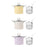 3L Deep Frying Pot with Strainer Kitchen Frying Pan for Frying Party Kitchen Yellow