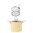 3L Deep Frying Pot with Strainer Kitchen Frying Pan for Frying Party Kitchen Yellow