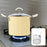 3L Deep Frying Pot with Strainer Kitchen Frying Pan for Frying Party Kitchen Yellow