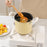 3L Deep Frying Pot with Strainer Kitchen Frying Pan for Frying Party Kitchen Yellow