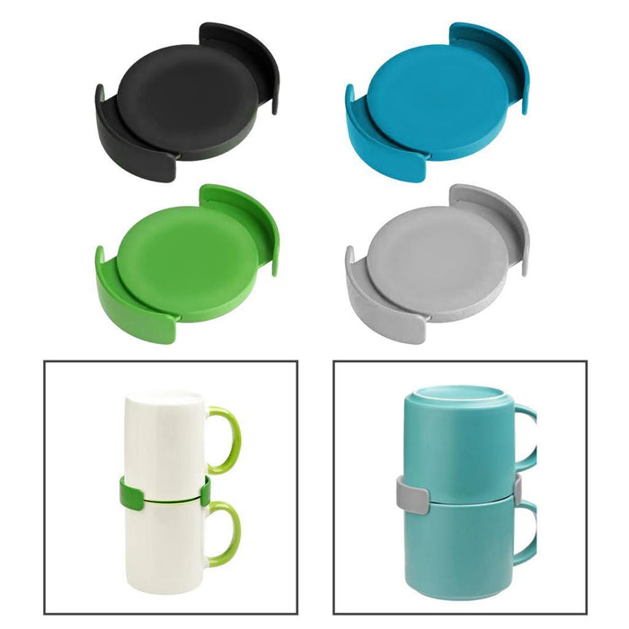 Tea Holder for Cup Multifunction Cup Stacker Holder for Party Bar Glassware black