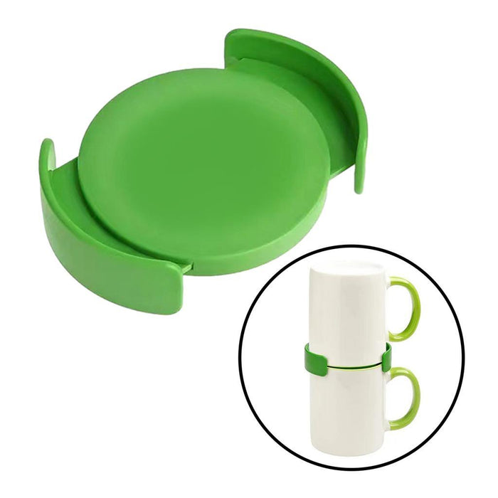 Tea Holder for Cup Multifunction Cup Stacker Holder for Party Bar Glassware green