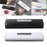 Vacuum Sealer with 10 Bags Portable Packaging Sealer for Snacks Bread Fruits black