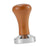 Stainless Steel Espresso Tamper Coffee Hand Press Tool for Cafe Hotel Brown